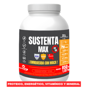 SUSTENTA MAX/ENRIQUECIDA CON MACA/ SABOR LÚCUMA 850G